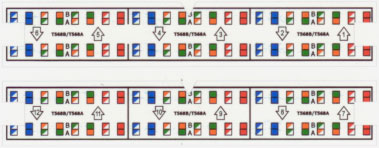 �������� ����� ��������� ����������� ������ � ������������ � T568B/T568A