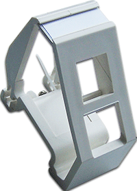  �������������� ������� | ������� �� DIN-����� ��� 1 ������ keystone